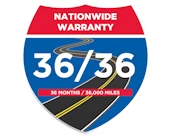 Nationwide 3 year 36000 mile warranty